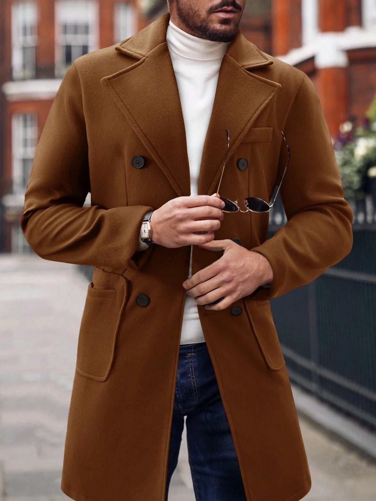 Abrigo Classic Camel