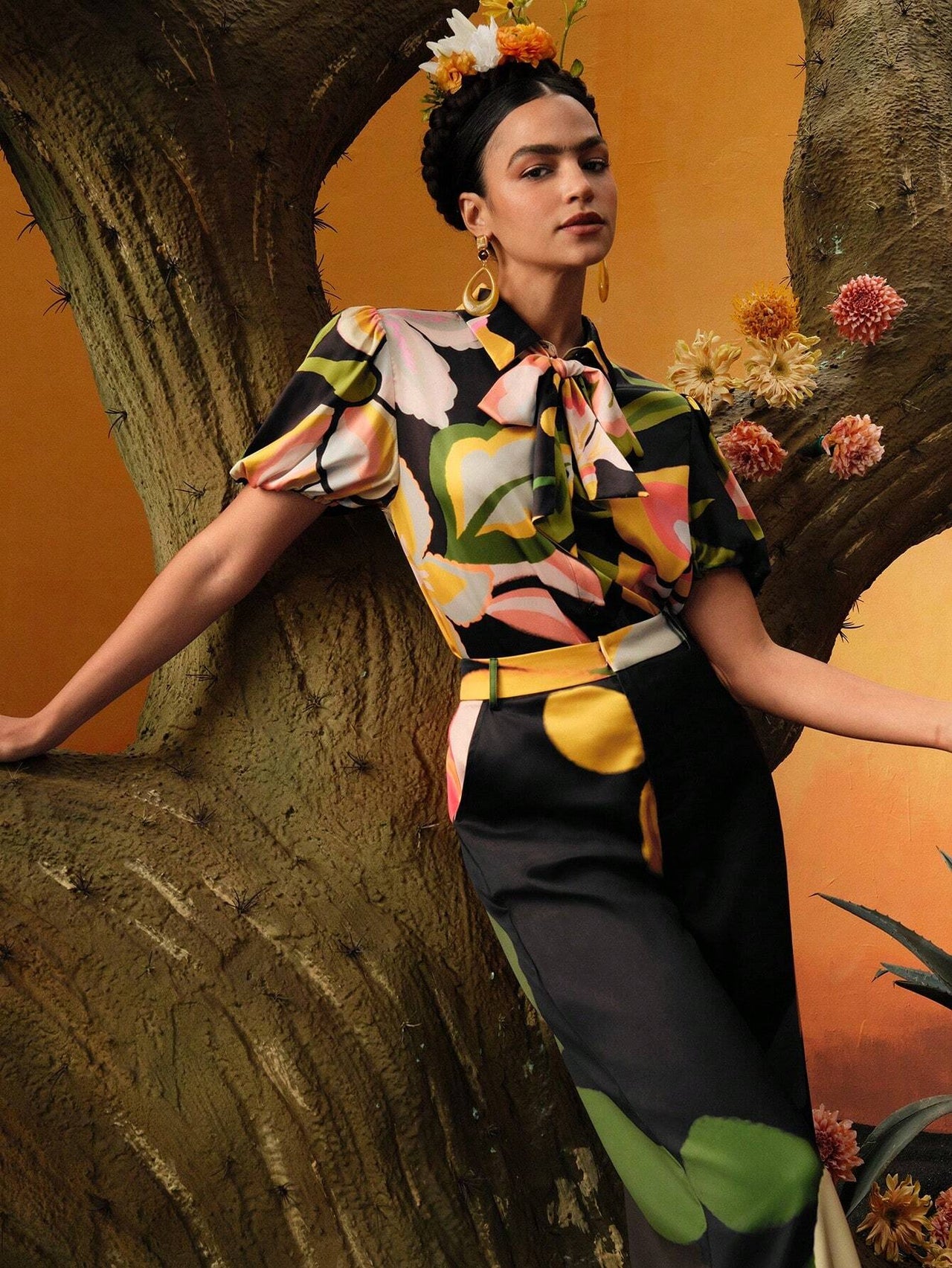 Blusa Jardín de Frida (Diseñada por Caterine Sanchez)