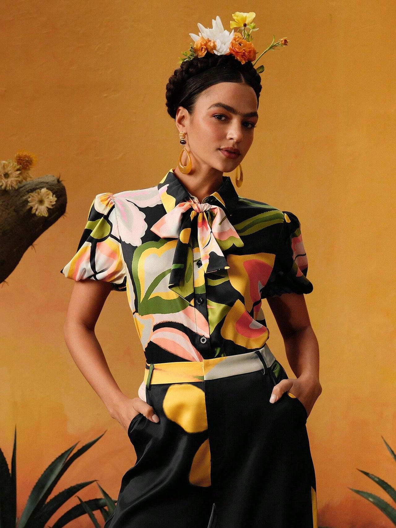 Blusa Jardín de Frida (Diseñada por Caterine Sanchez)