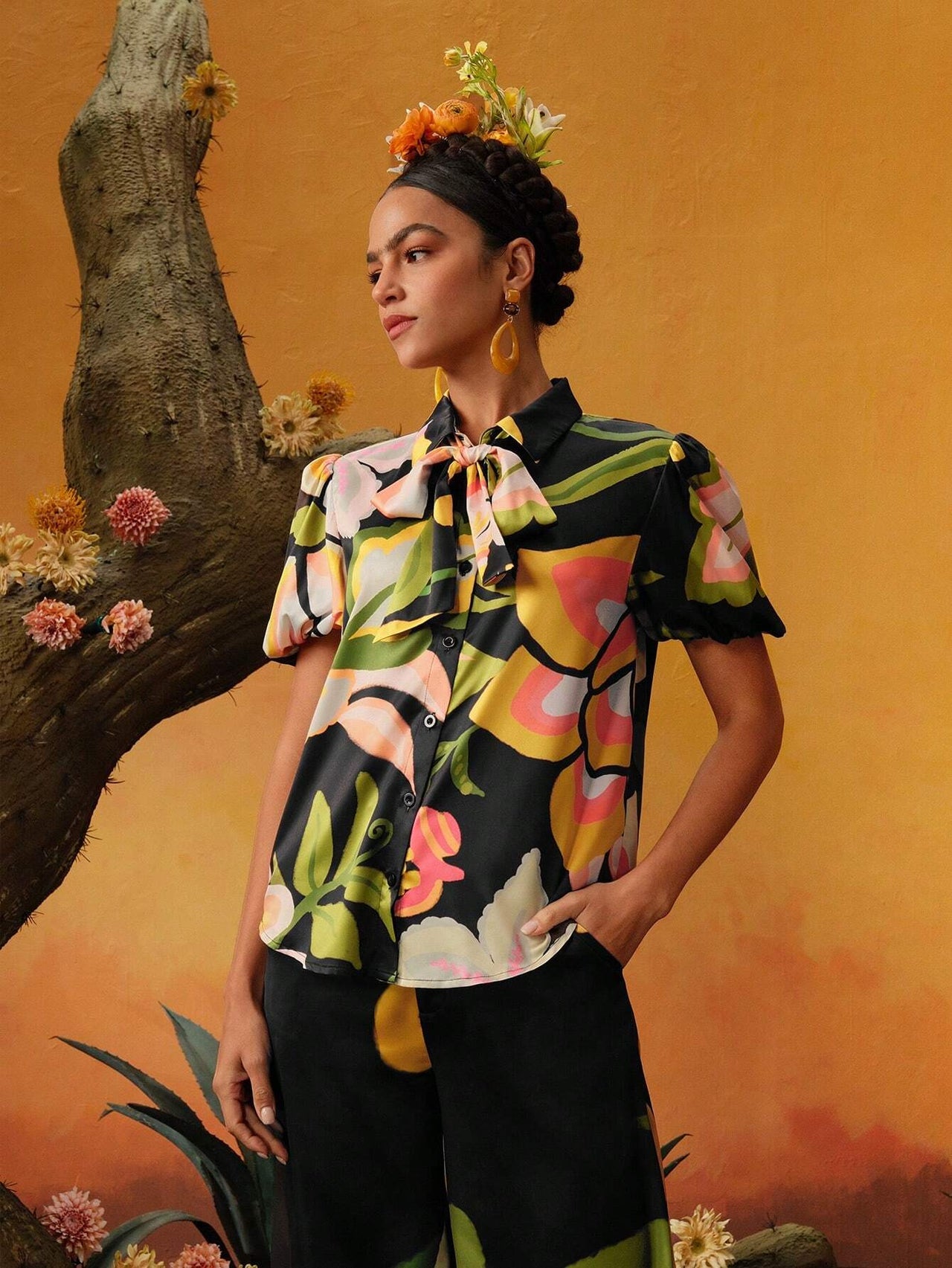 Blusa Jardín de Frida (Diseñada por Caterine Sanchez)