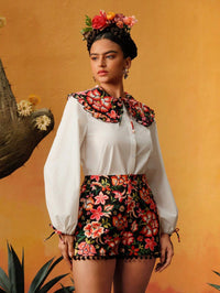 Thumbnail for Blusa Floral Frida (Diseñada por Raul Orozco)