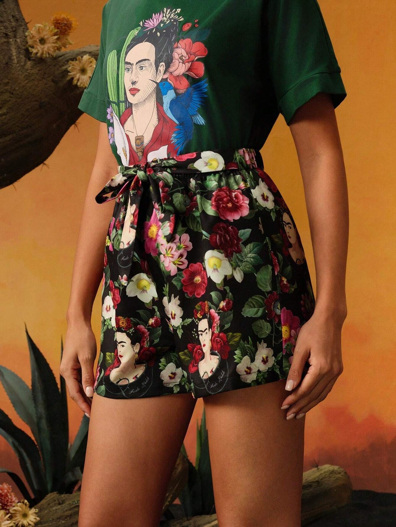 Jardín de Frida Shorts