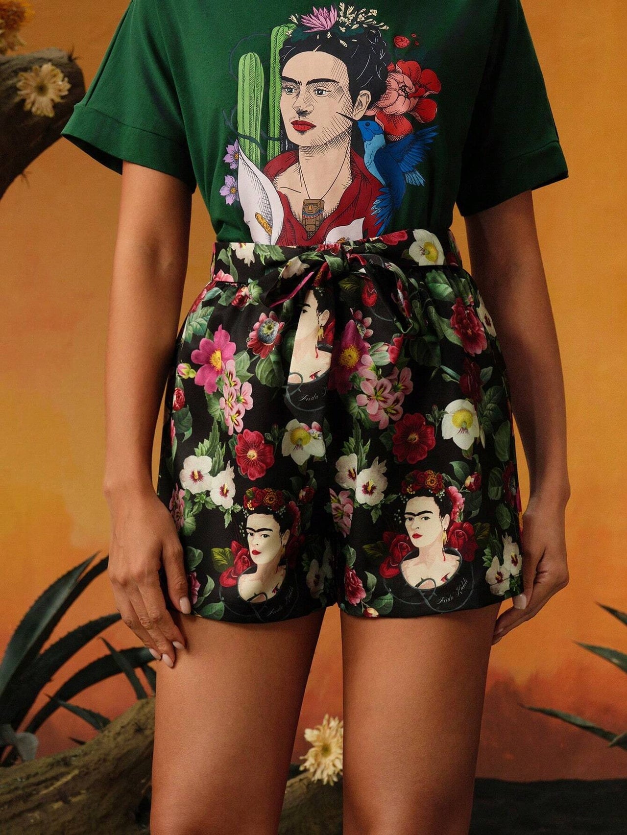 Jardín de Frida Shorts