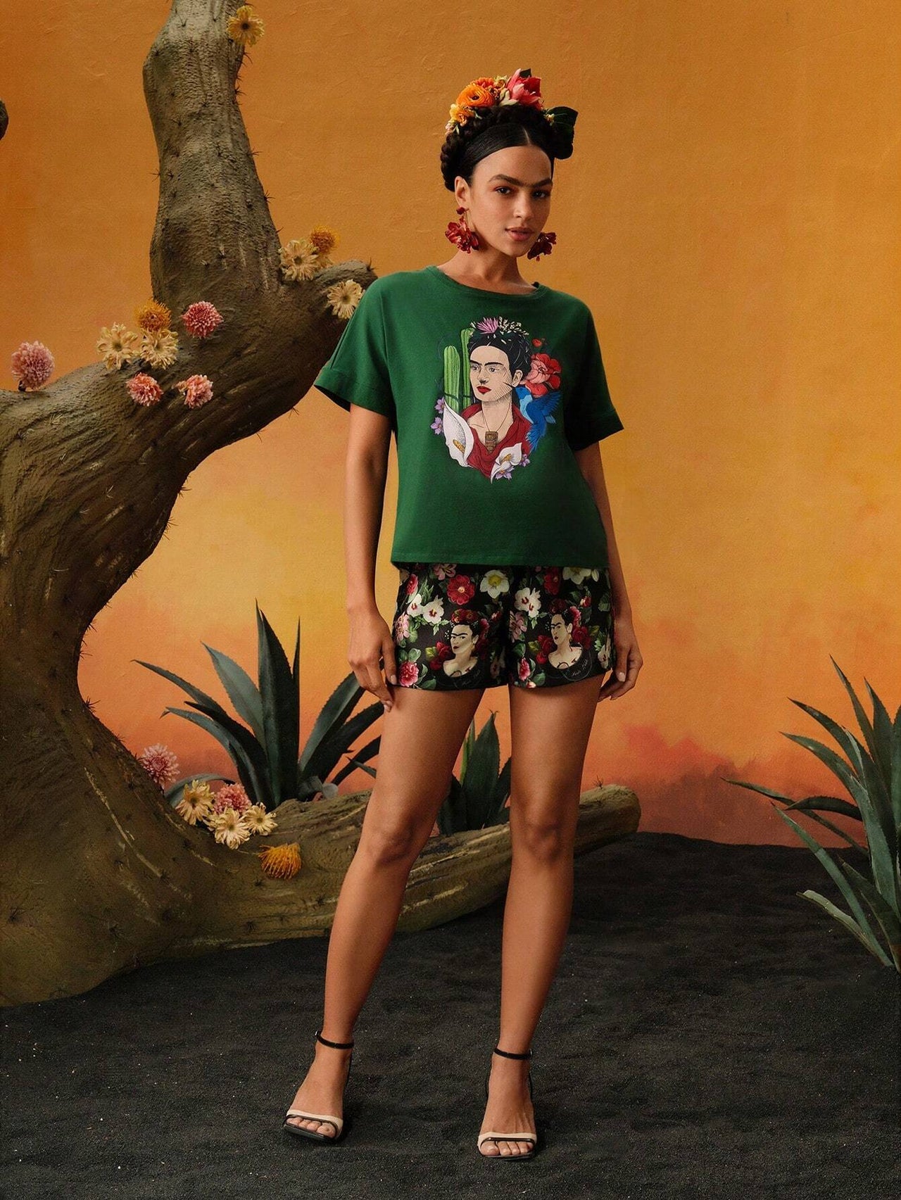 Jardín de Frida Shorts