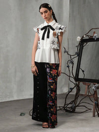 Thumbnail for Blusa Peplum Mariposas de Frida (Diseñada por Katharsis)