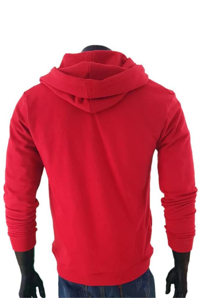 Sudadero Basic DC Rojo con Zipper