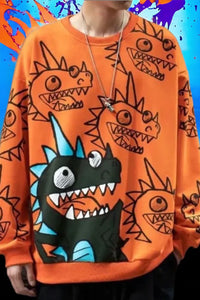 Thumbnail for Sudadero Naranja Magic Dragon