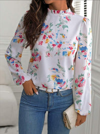 Thumbnail for Blusa Bohemia de Ensueño: Elegancia Floral en Blanco