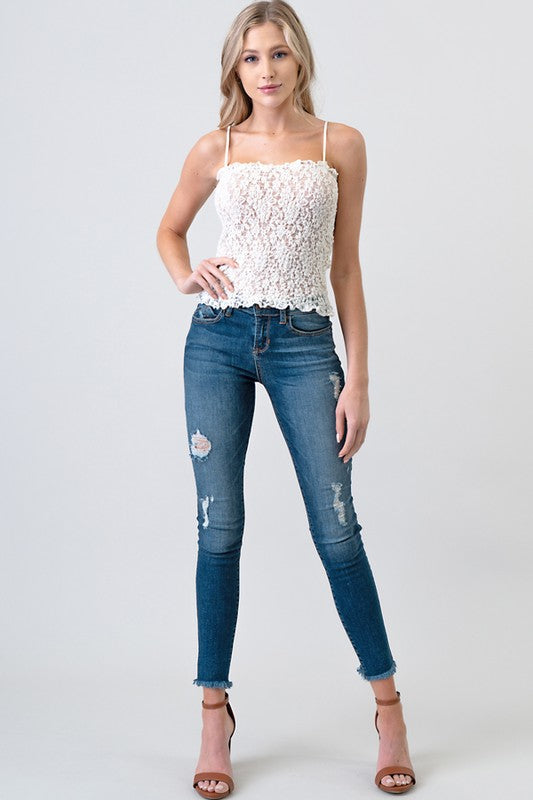 Blusa de Tirantes Ivory