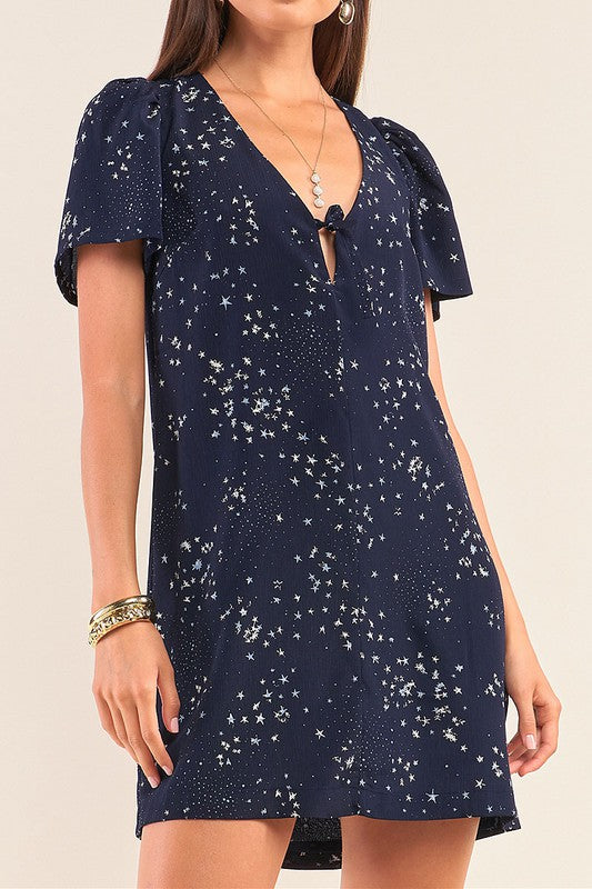 vestidos azules con estrellas