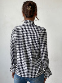 Thumbnail for Blusa Executive en Blanco y Negro - Estilo Casual