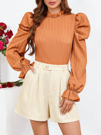 Thumbnail for Blusa Elegante en Naranja Sofistication