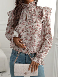 Thumbnail for Blusa Bohemia de Margaritas en Albaricoque