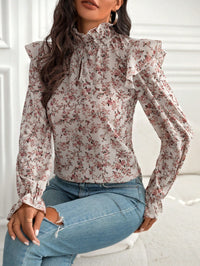 Thumbnail for Blusa Bohemia de Margaritas en Albaricoque