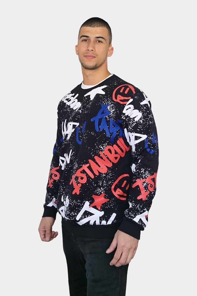 Sudadero Hip Hop London Black