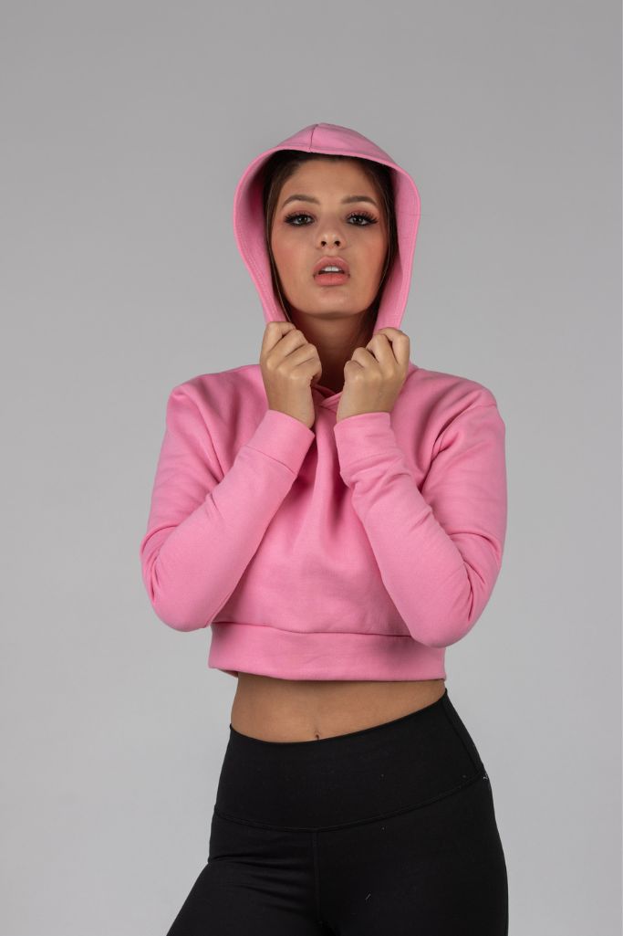 Hoodie Top Rosa