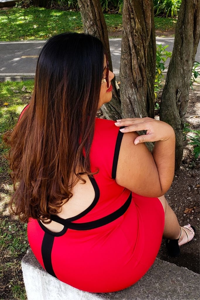 Vestido Red Backless
