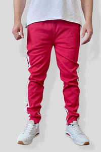 Thumbnail for Jogger Red White Stripes Slim Fit