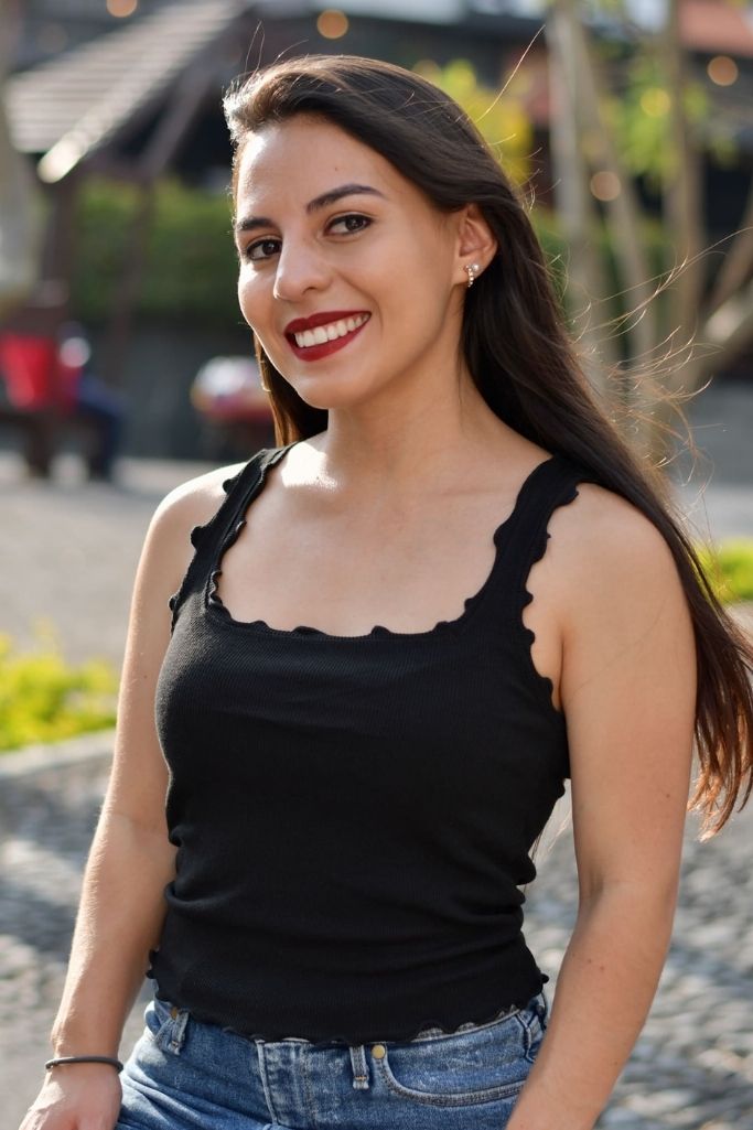Blusa Negra de Tirantes Ribbed