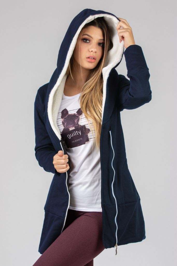 Chaqueta Alaska Azul Marino - Mujer - Algodón y Poliéster