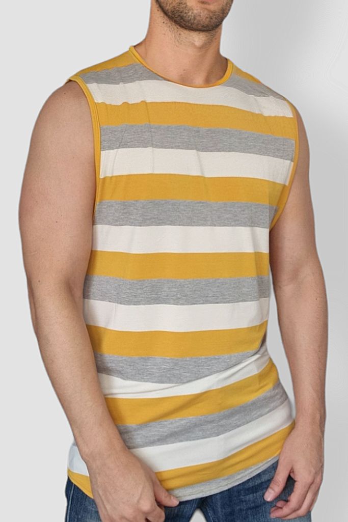 Playera Sport sin Mangas Sunset