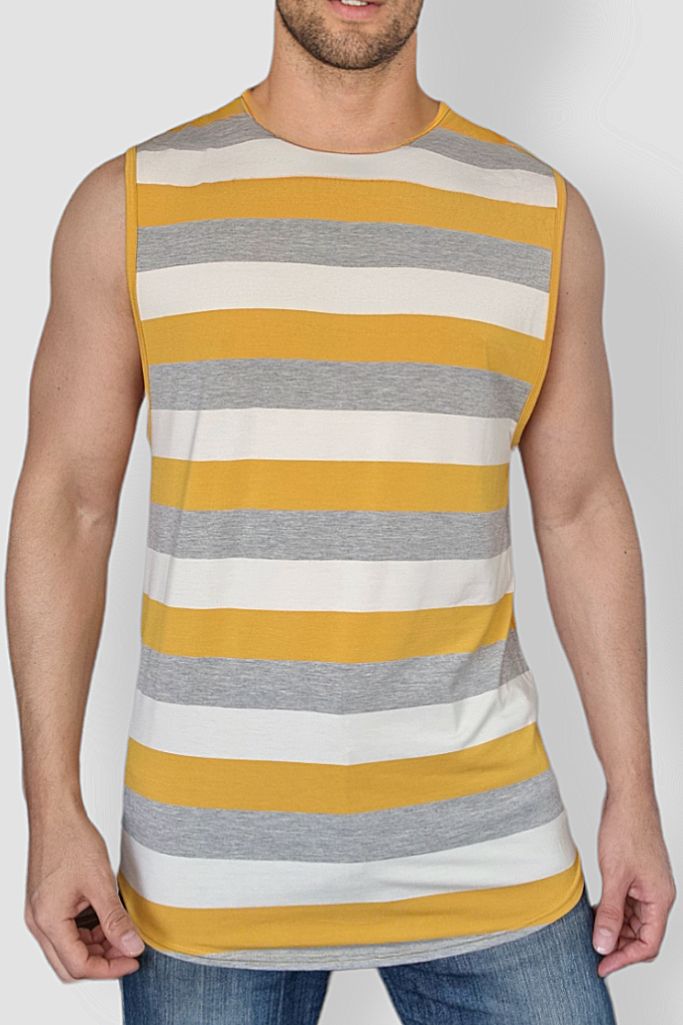 Playera Sport sin Mangas Sunset