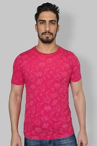 Thumbnail for Playera Roja Street Manga Corta