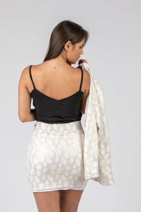 Thumbnail for Blusa Negra de Flecos y Tirantes-Dresscode502