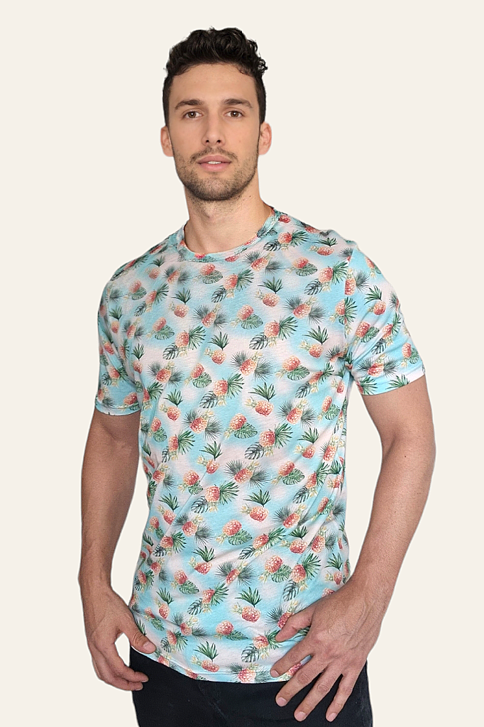 Playera Pineapple Manga Corta