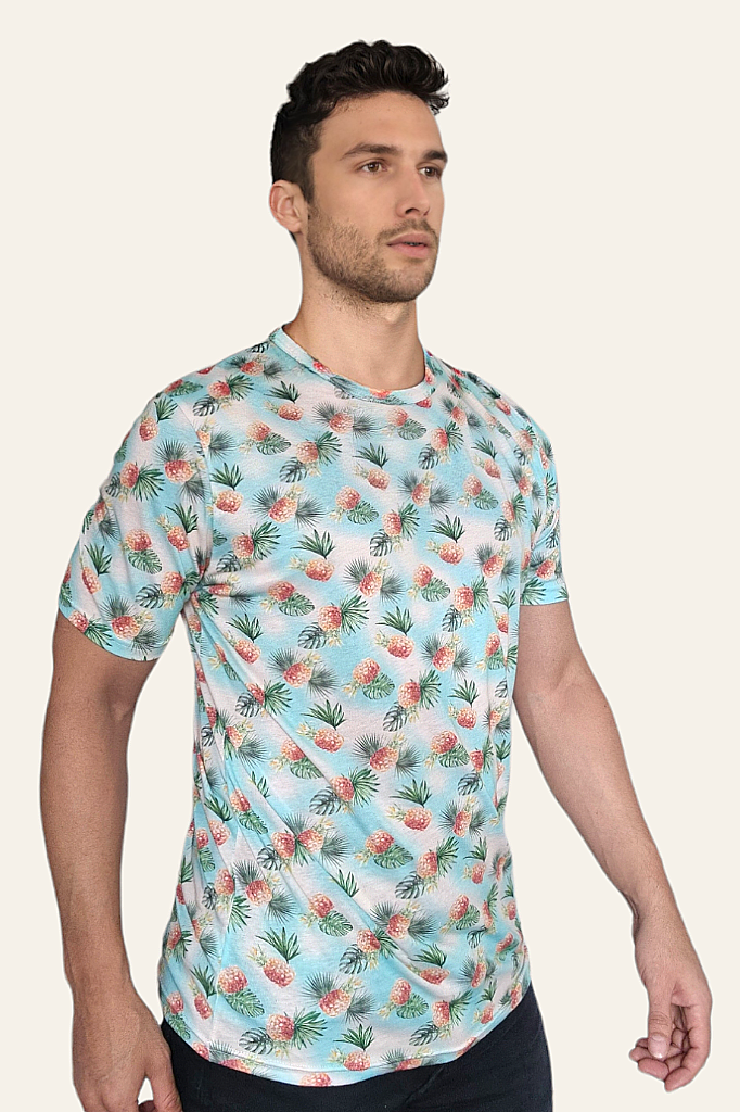 Playera Pineapple Manga Corta