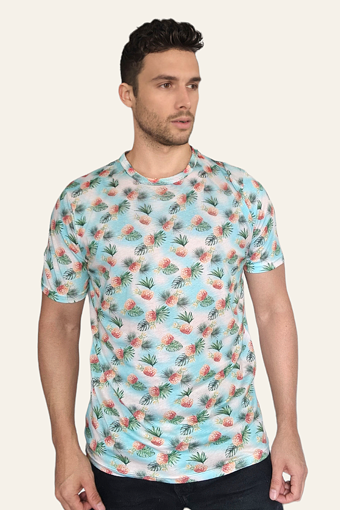 Playera Pineapple Manga Corta
