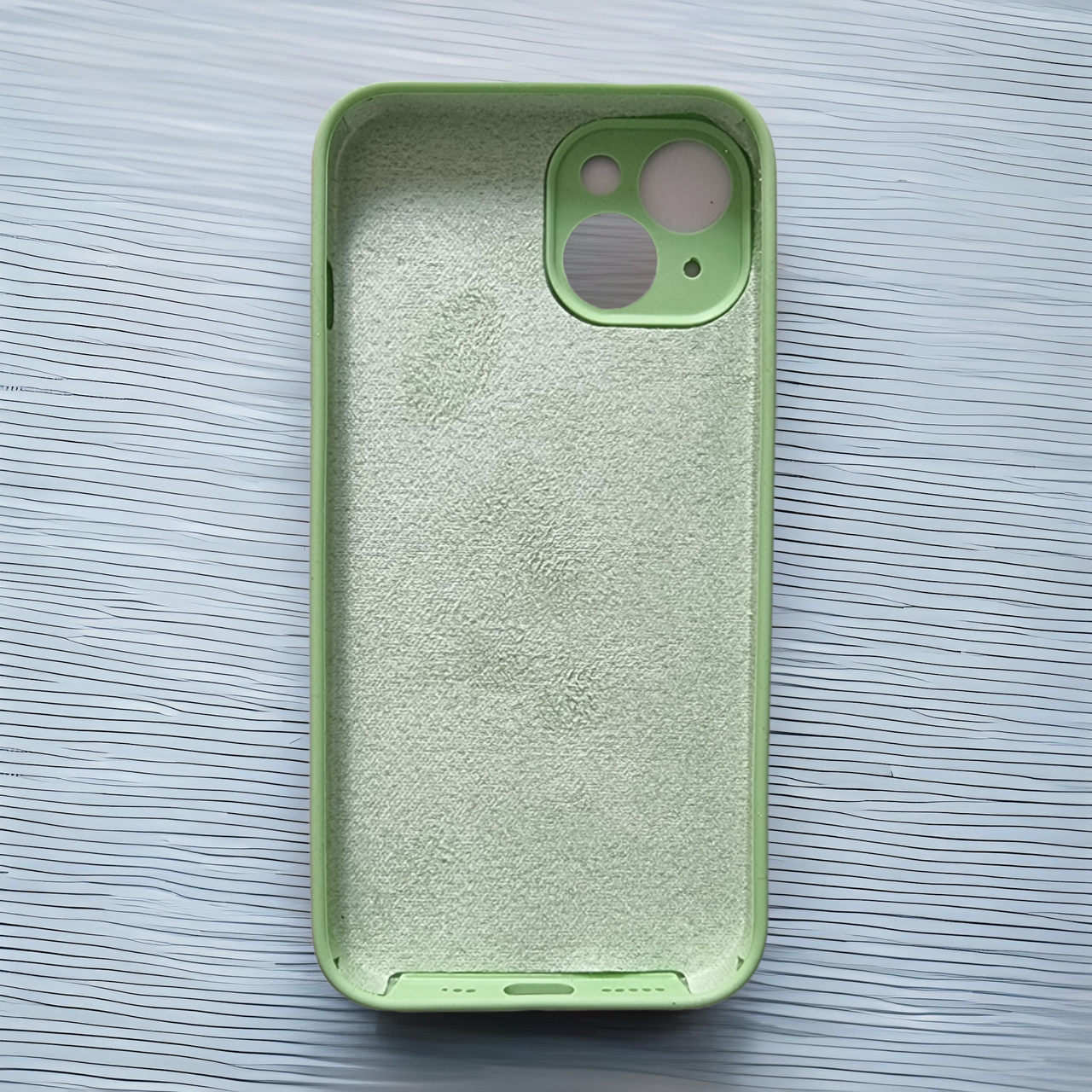 Estuche de Iphone 14 de Silicona Liquida Verde