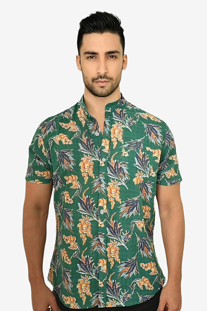 Camisa Green Magnet Manga Corta