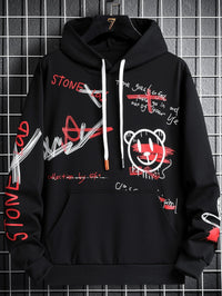 Thumbnail for Sudadero Stone Lad Black Hoodie