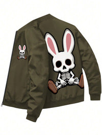 Thumbnail for Rebel Rabbit Bomber Jacket Verde