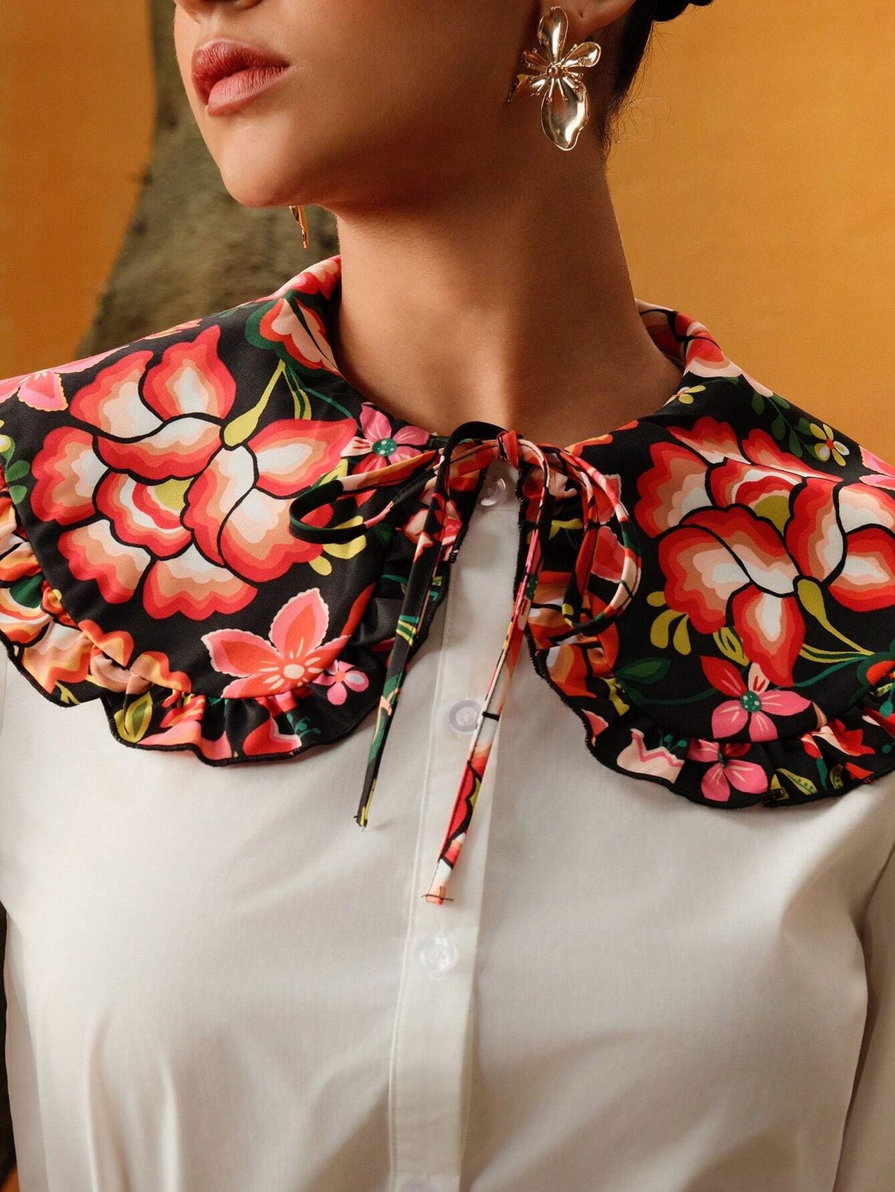 Blusa Floral Frida  (Diseñada por Raul Orozco)