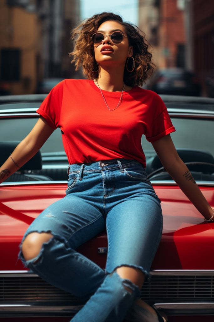 Playera Classic Roja Women
