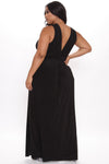 Love Spree Maxi Dress - Black
