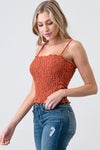 Blusa de Tirantes Terracota