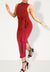 Vestido Strech Cuello Alto Corinto