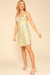 Vestido Slip Dress Amarillo con Flores
