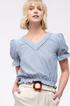 Blusa Mangas Puff