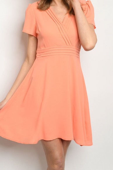 Vestido Aline Naranja