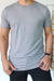 Playera Licrada Gris Manga Corta