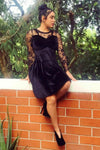 Vestido Black Velveth-Dresscode502
