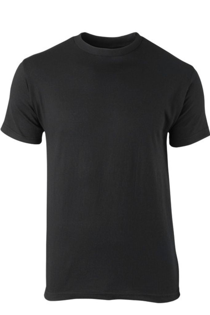 Camiseta Negra Basica Hombre De Espaldas Camiseta Negra Basica