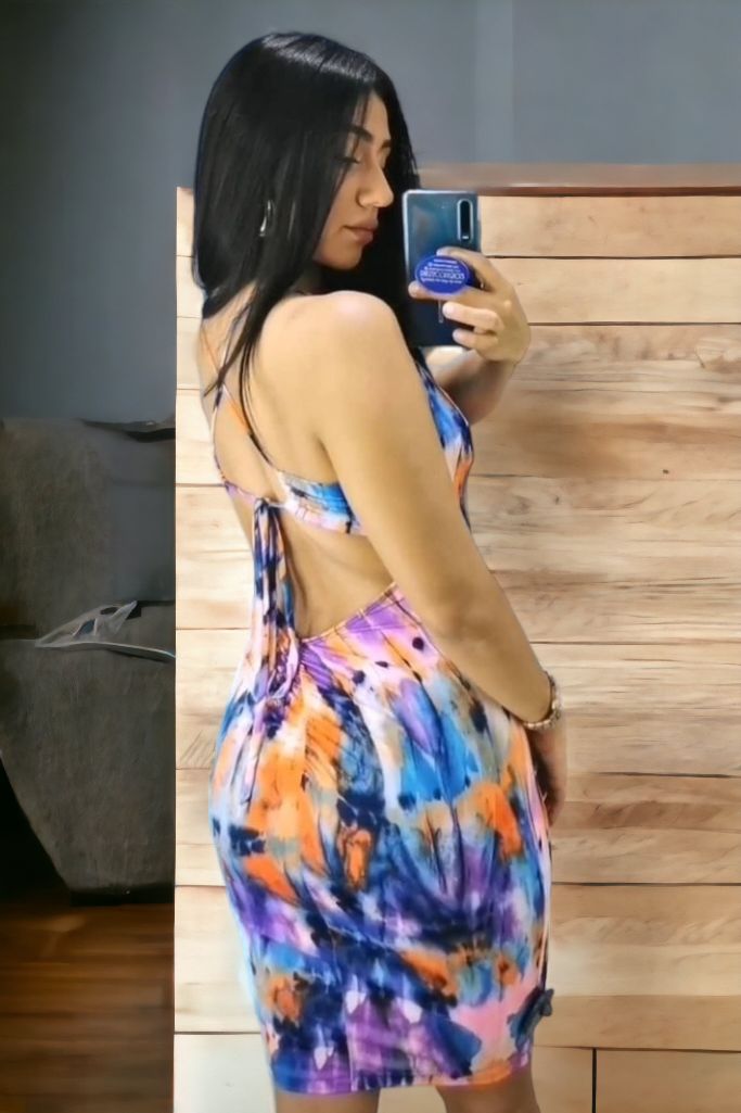 Vestido Strech Blue Magic