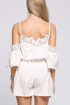 Romper Blanco Strapless