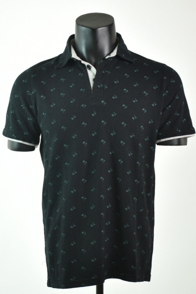 Camisa Polo Black Palm Trees