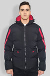 Jacket Negra Toro Rojo